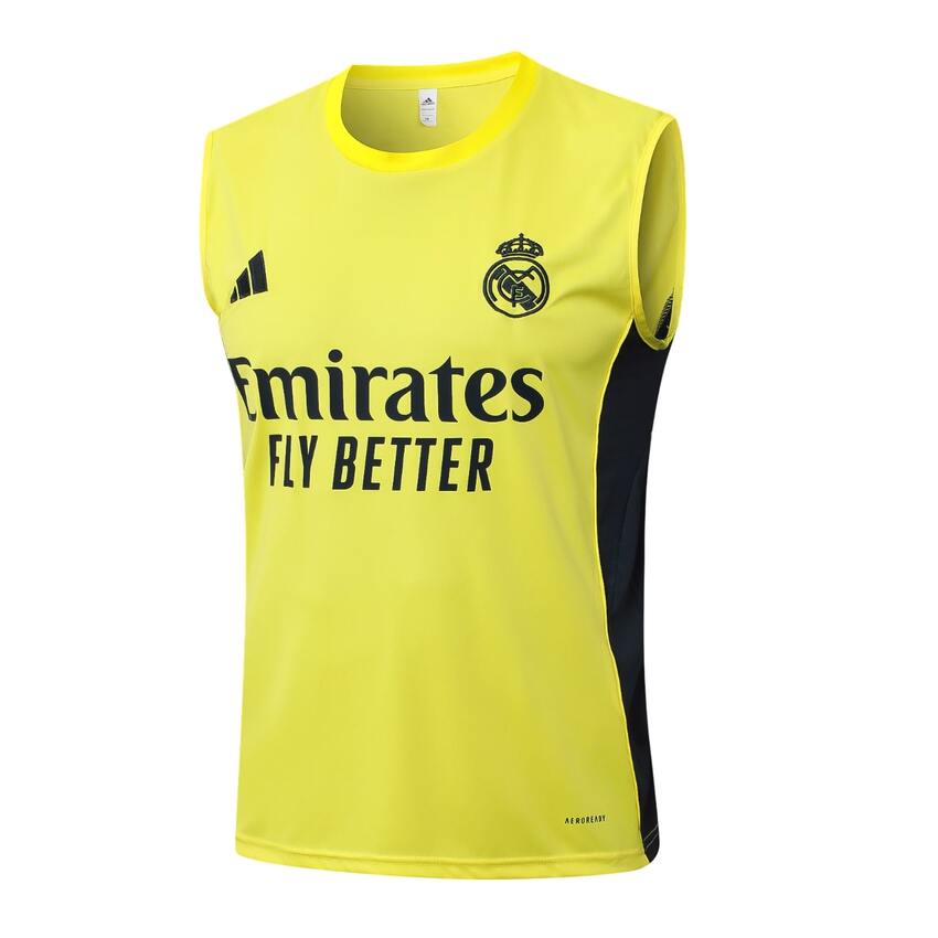 Debardeur Short Real Madrid Homme 2025 2026 Jaune | Foot Fan