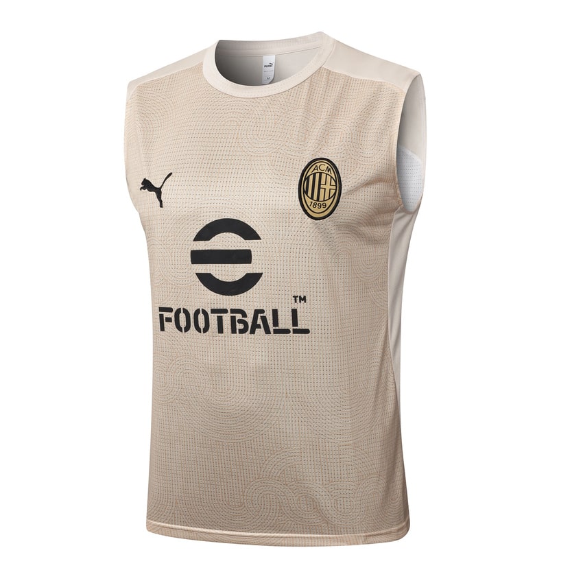 Debardeur Short Milan AC Homme 2024 2025 Beige | Foot Fan