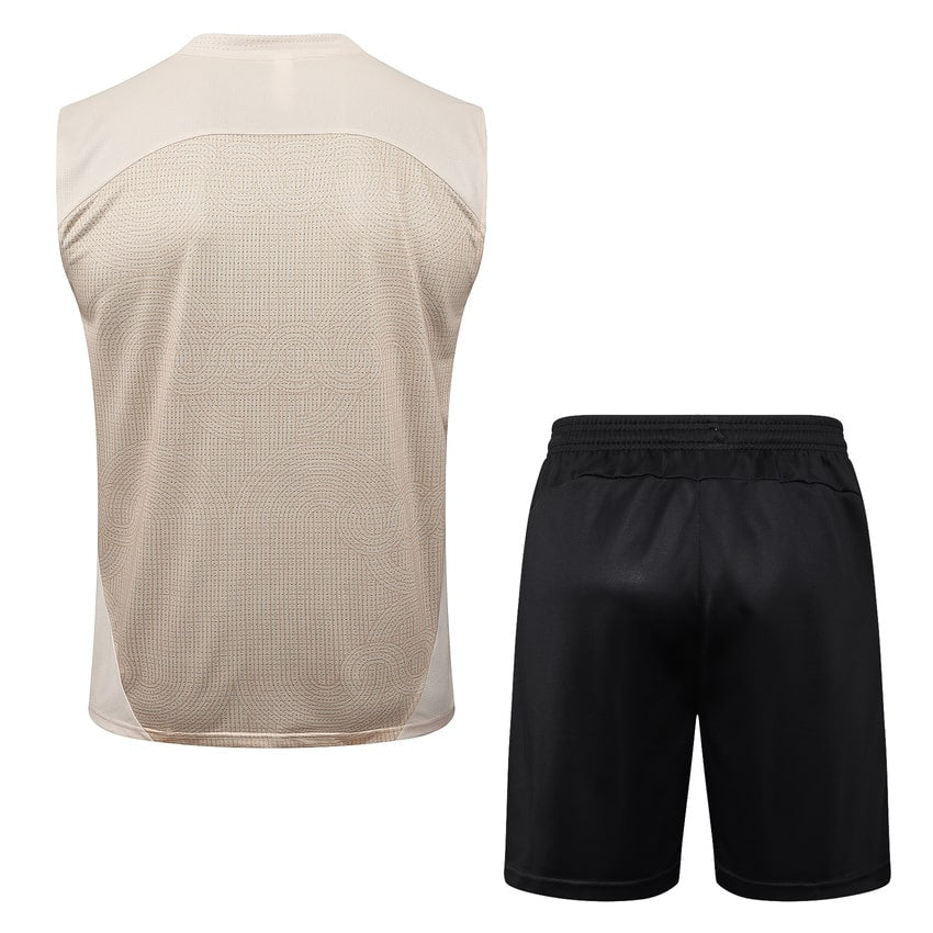 Debardeur Short Milan AC Homme 2024 2025 Beige | Foot Sport