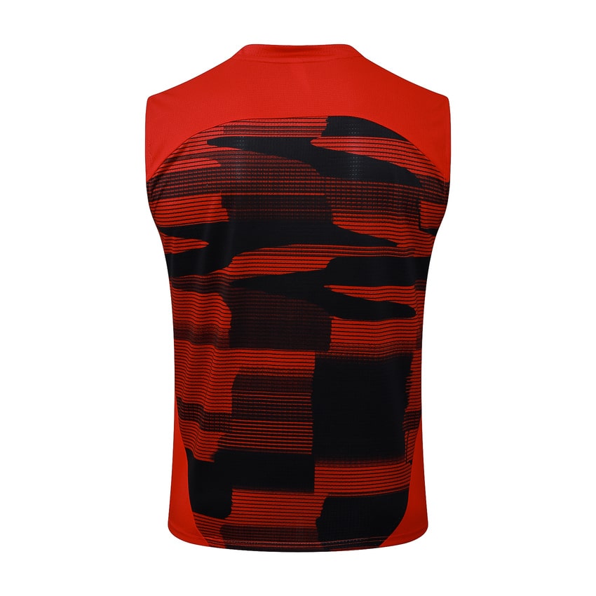 Debardeur Short Milan AC Homme 2024 2025 Rouge Noir | Foot Sport