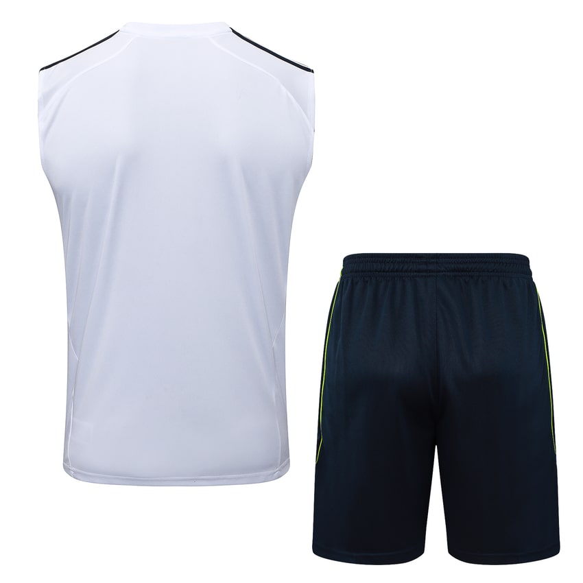 Debardeur Short Real Madrid Homme 2025 2026 Blanc | Foot Fan