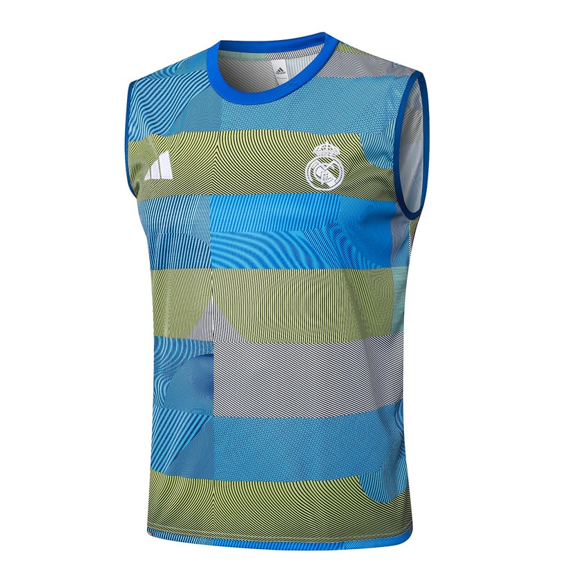 Debardeur Short Real Madrid Homme 2025 2026 Bleu Vert | Foot Fan