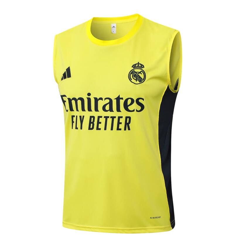 Debardeur Short Real Madrid Homme 2025 2026 Jaune | Foot Fan