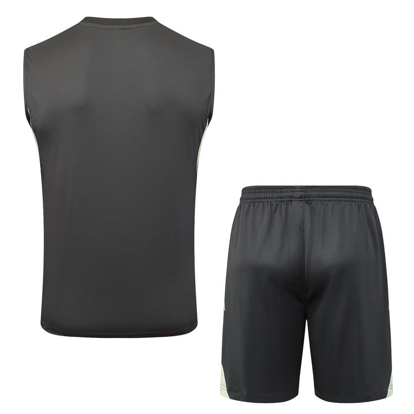 Debardeur Short Real Madrid Homme 2025 2026 Noir Jaune | Foot Fan