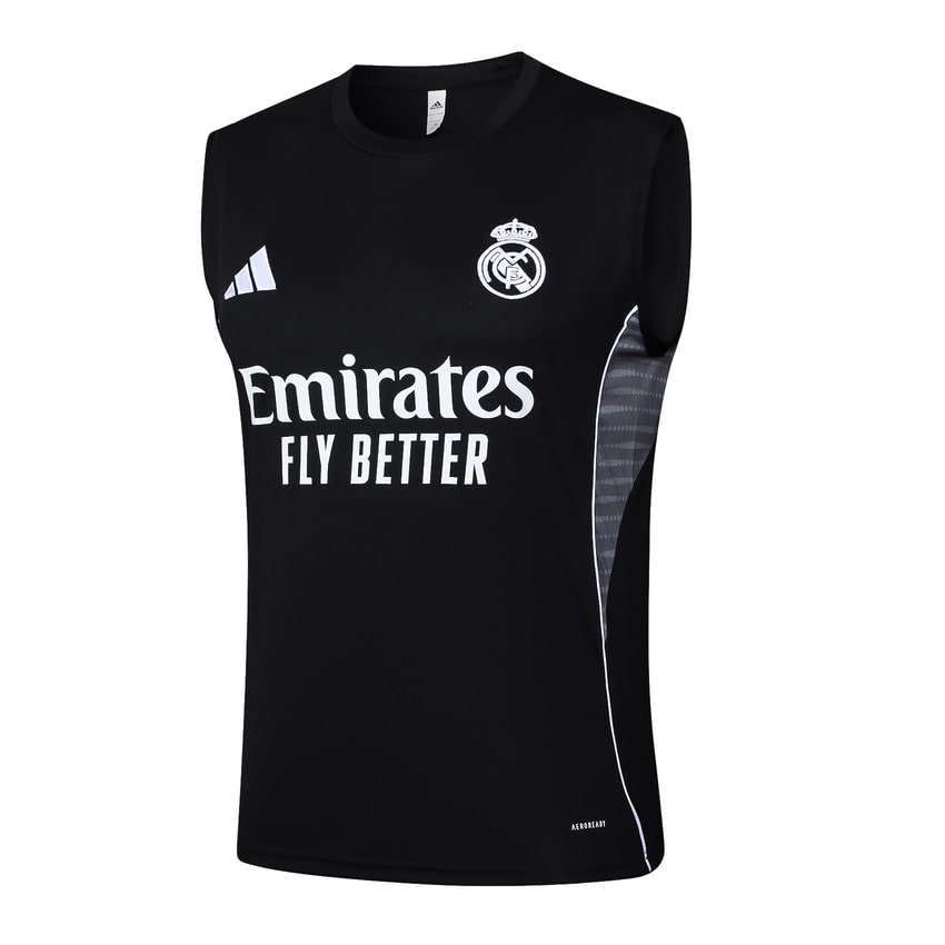 Debardeur Short Real Madrid Homme 2025 2026 Noir Sombre | Foot Fan