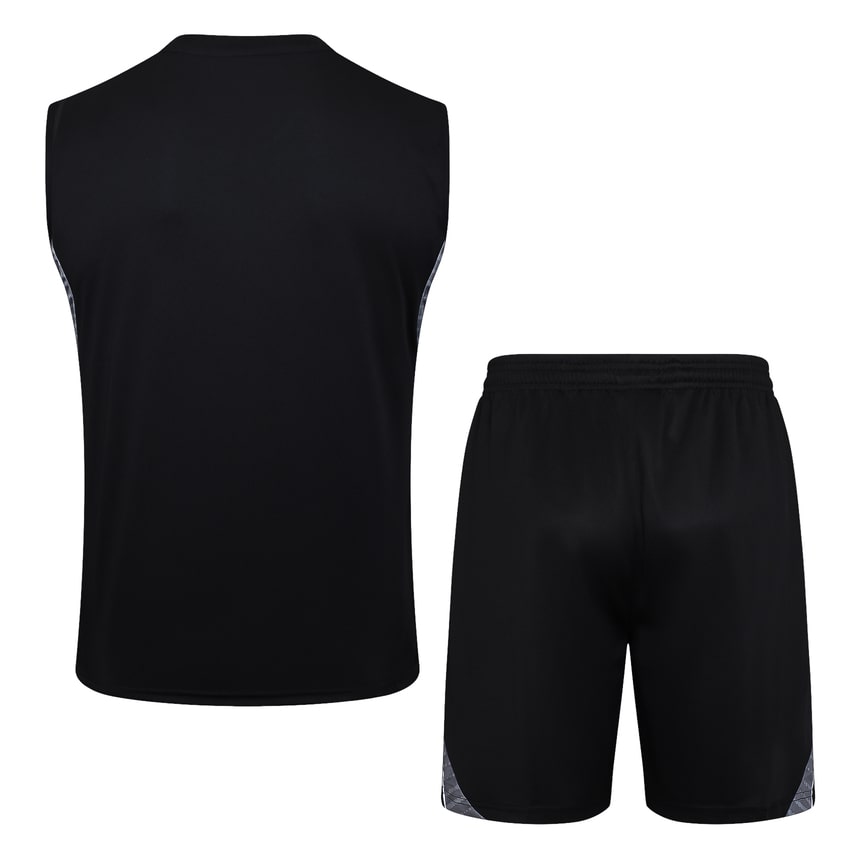 Debardeur Short Real Madrid Homme 2025 2026 Noir Sombre | Foot Fan