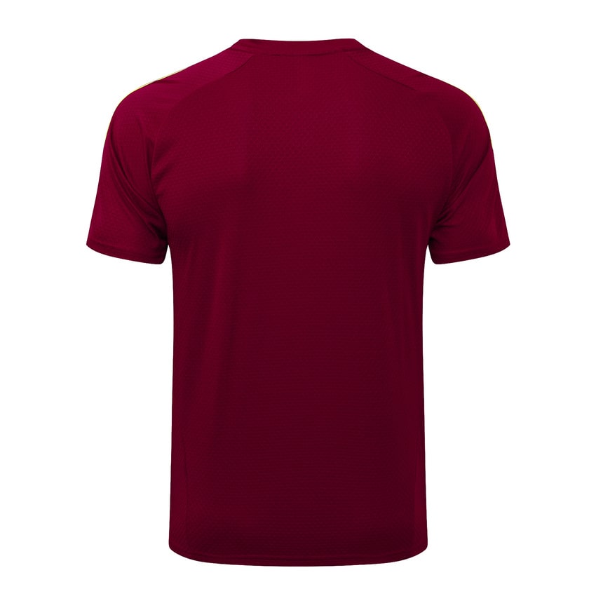 Kit Maillot Short Pre-Match Arsenal Homme 2025 2026 Rouge Foncé | Foot Fan
