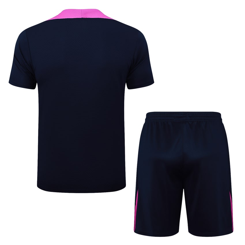 Ensemble Maillot Short Barcelone Homme 2025 2026 Noir Rose | Foot Fan