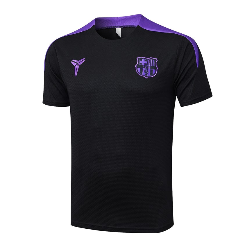 Ensemble Maillot Short Barcelone Homme 2025 2026 Noir Violet | Foot Fan