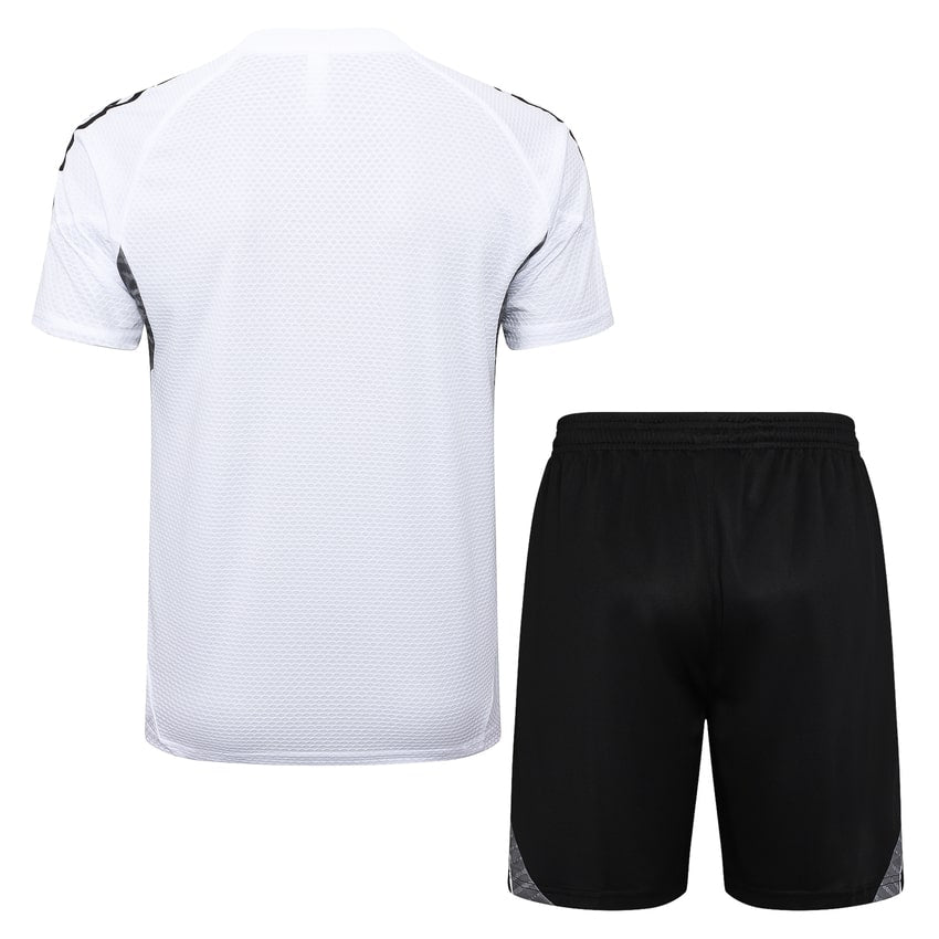 Ensemble Maillot Short Real Madrid Homme 2025 2026 Blanc Clair | Foot Fan