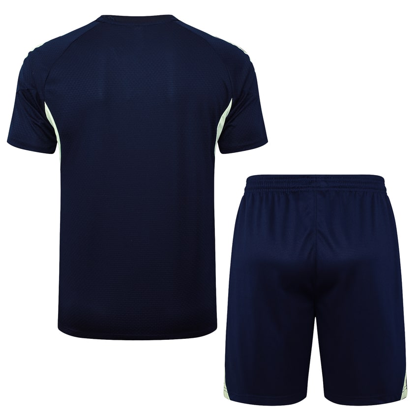Ensemble Maillot Short Real Madrid Homme/Enfant 2025 2026 Bleu Sombre | Foot Fan