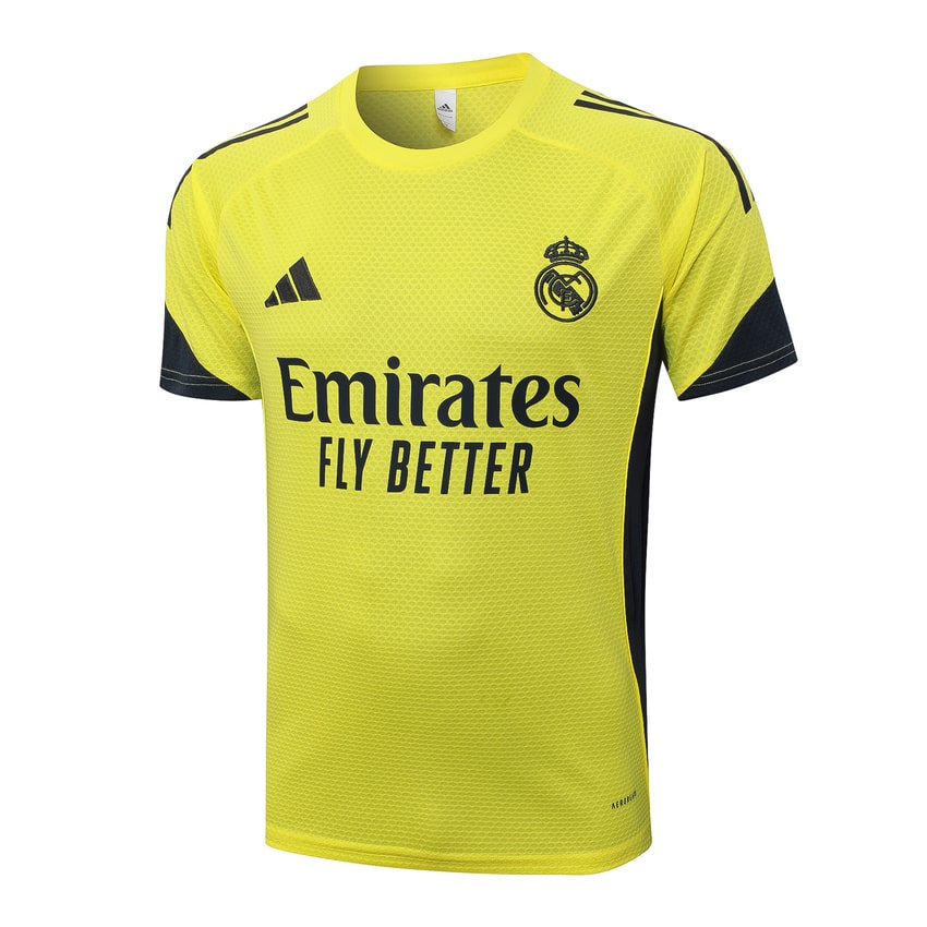 Ensemble Maillot Short Real Madrid Homme/Enfant 2025 2026 Jaune | Foot Fan