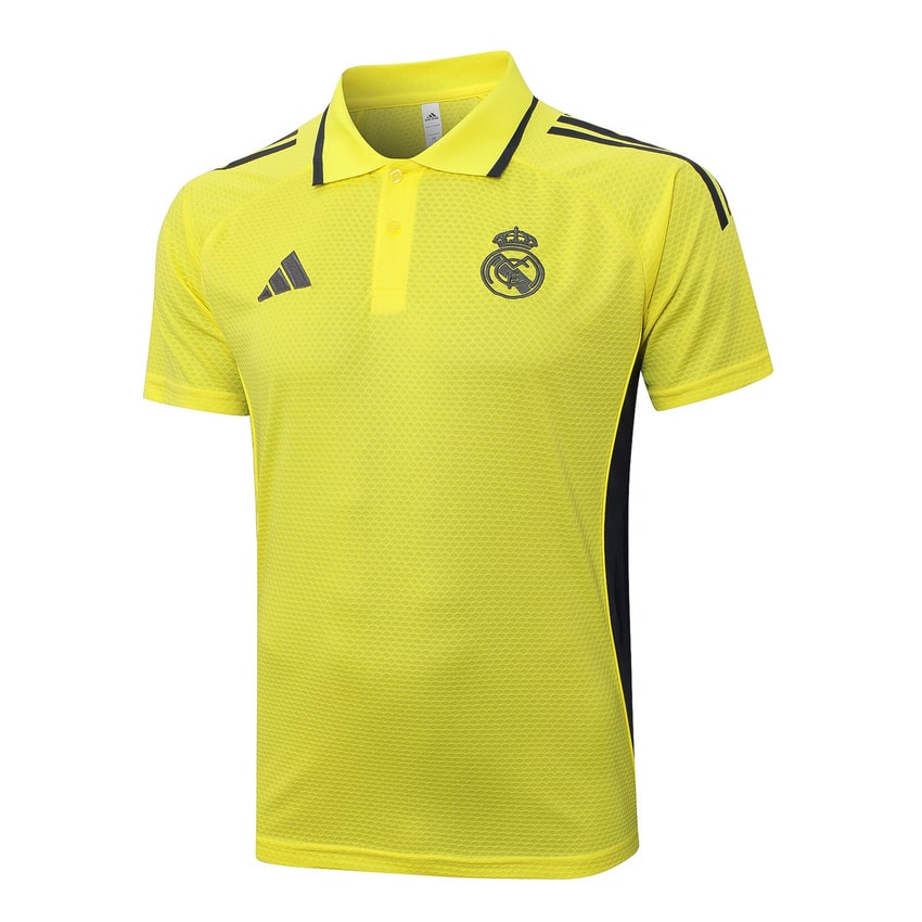 Polo Real Madrid Homme 2025 2026 Jaune | Foot Fan