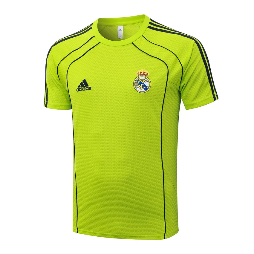 Ensemble Maillot Short Real Madrid Homme/Enfant 2025 2026 Jaune Foncé | Foot Fan