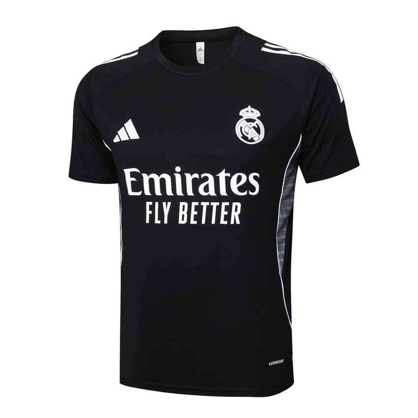 Ensemble Maillot Short Real Madrid Homme/Enfant 2025 2026 Noir Sombre | Foot Fan