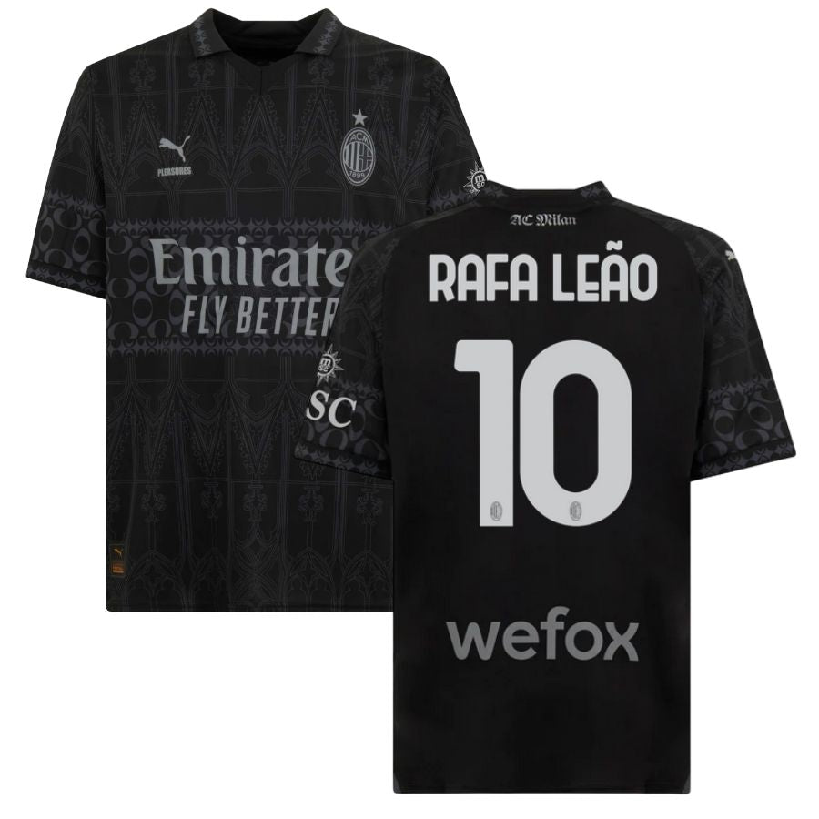 Maillot Milan AC Fourth X Pleasures Homme 2024 Noir | Foot Fan