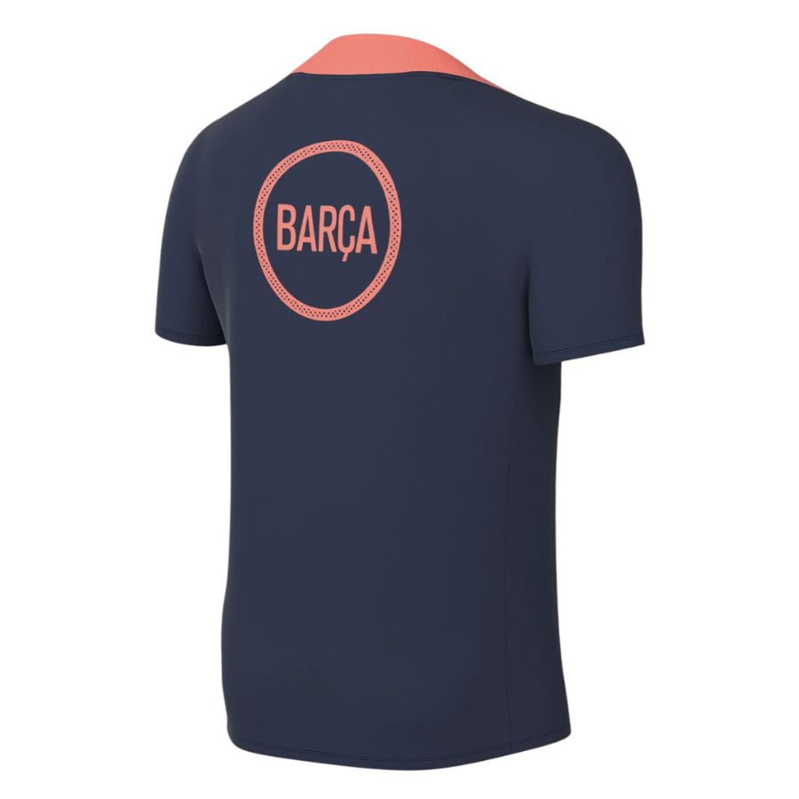 Maillot Pre-Match Barcelone 2025 2026 Homme/Enfant Bleu/Orange | Foot Fan