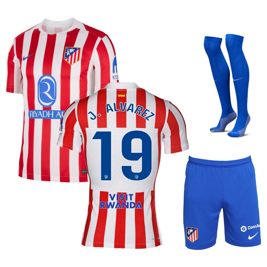 Maillot Kit Enfant Atletico Madrid Domicile 2025 2026 | Foot Fan