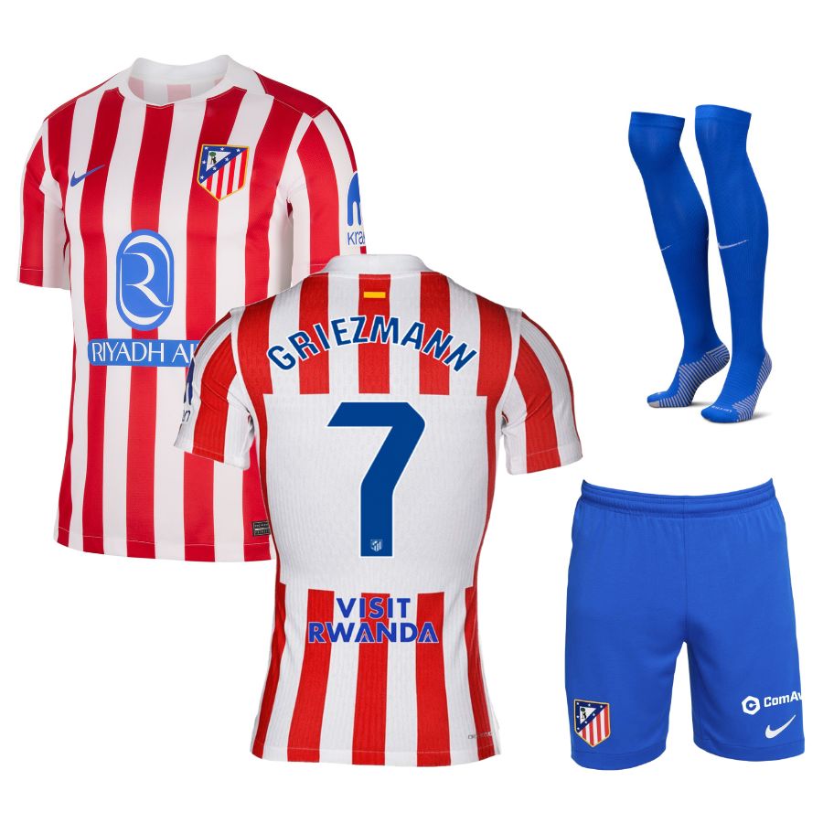 Maillot Kit Enfant Atletico Madrid Domicile 2025 2026 | Foot Fan