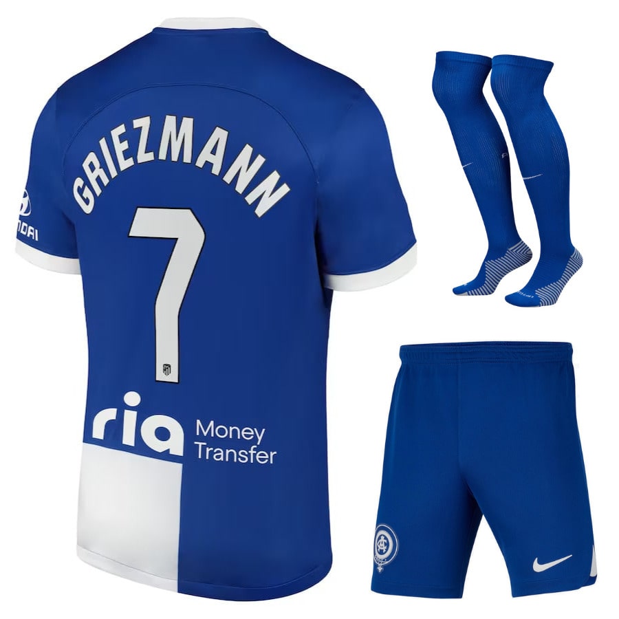 Maillot Kit Enfant Atletico Madrid Exterieur 2024 | Foot Fan