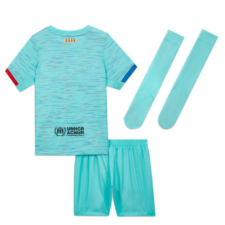 Maillot Kit Enfant Barcelone Third 2024 Vert | Foot Fan
