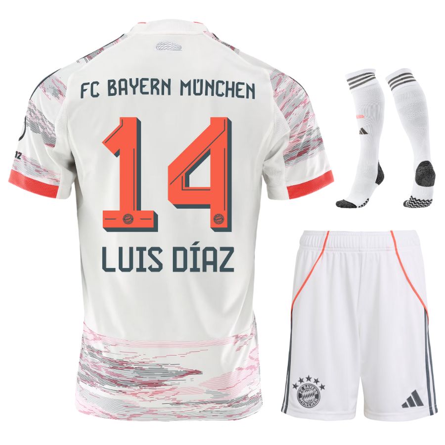 Maillot Bayern Munich Kit Enfant Exterieur 2025 2026 | Foot Fan