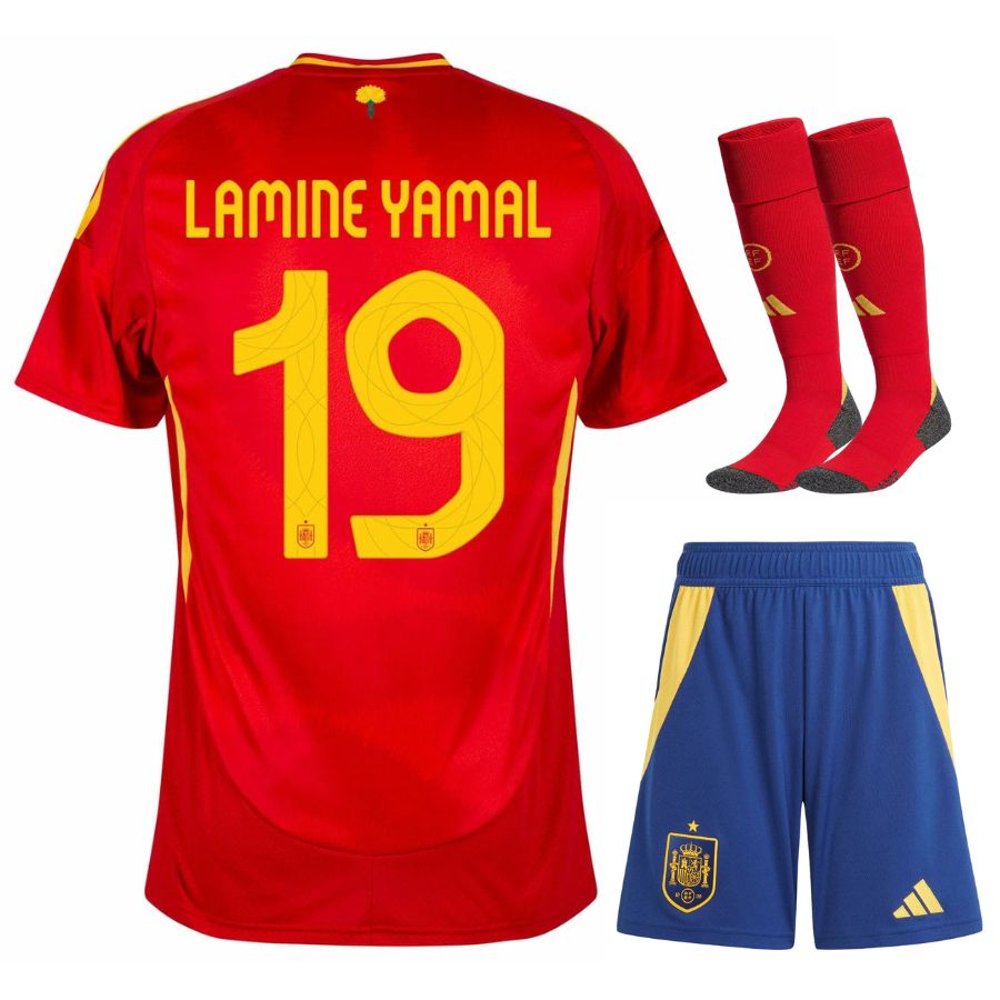 Maillot-Kit-Enfant-Espagne-Domicile-Euro-2024-Yamal