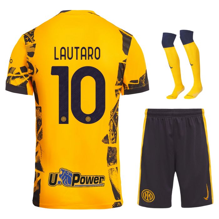 Maillot Enfant Inter Milan Third 2024 2025 Jaune | Foot Fan
