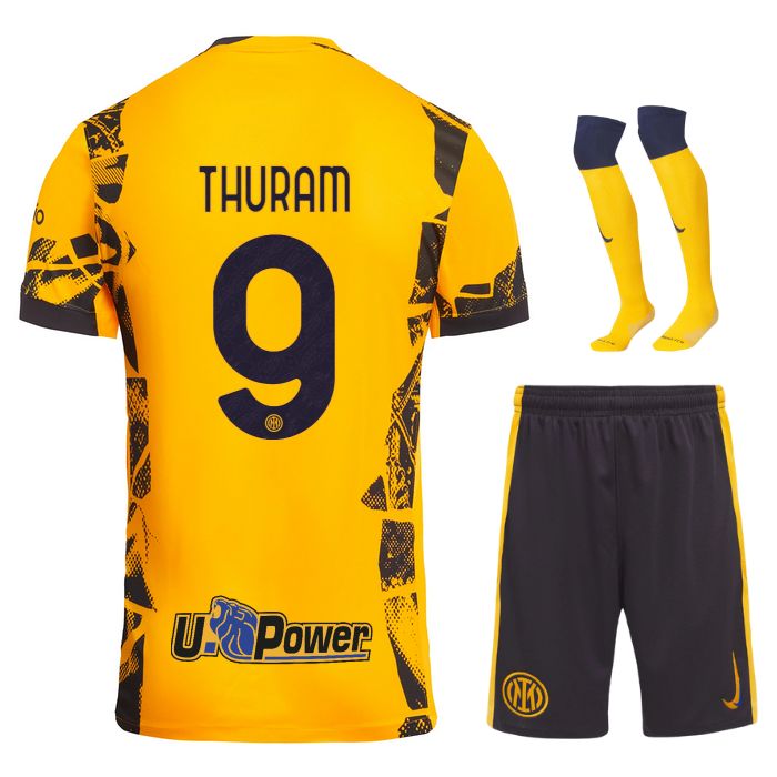 Maillot Enfant Inter Milan Third 2024 2025 Jaune | Foot Fan