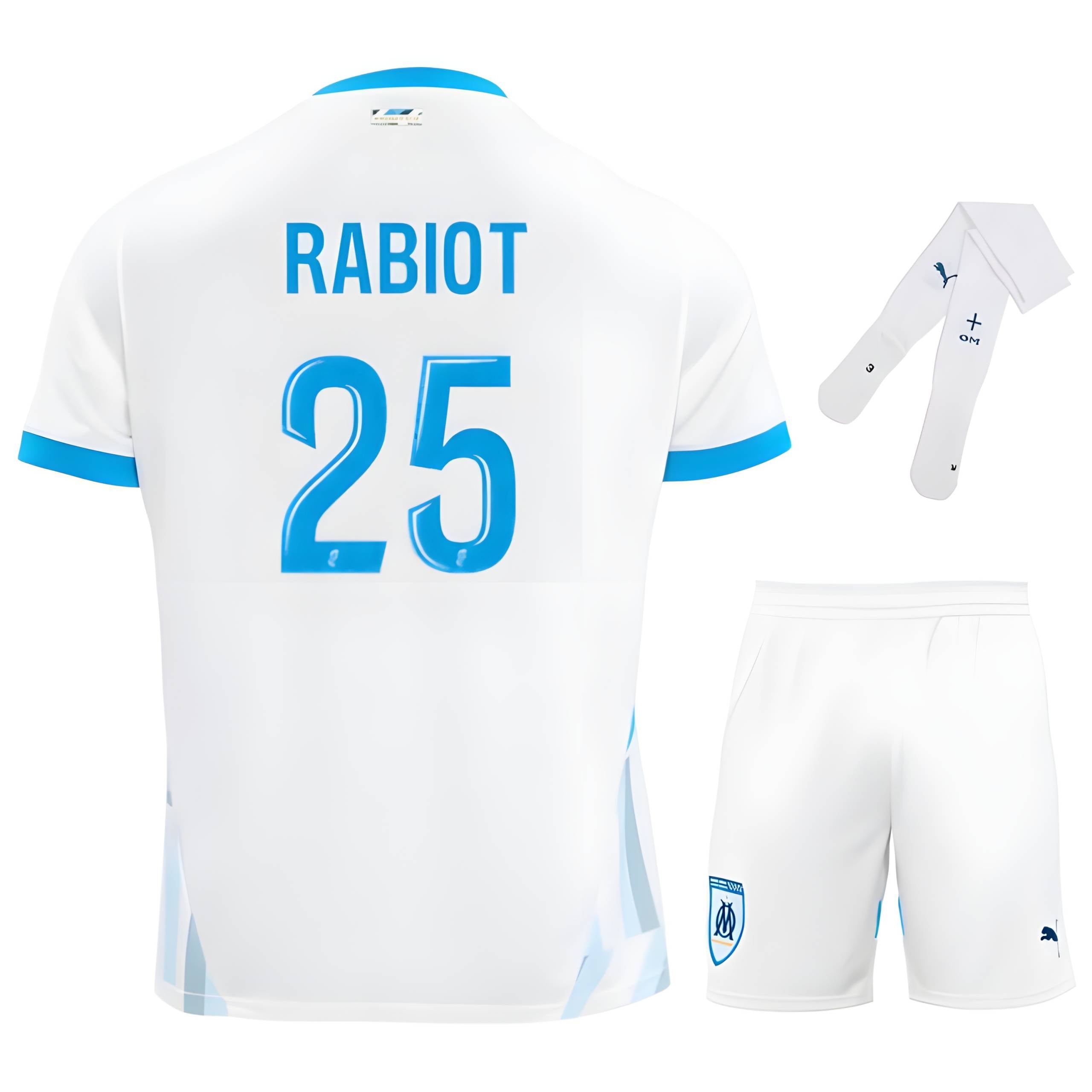 Maillot Kit Enfant Marseille Domicile 2024 2025 | Foot Fan