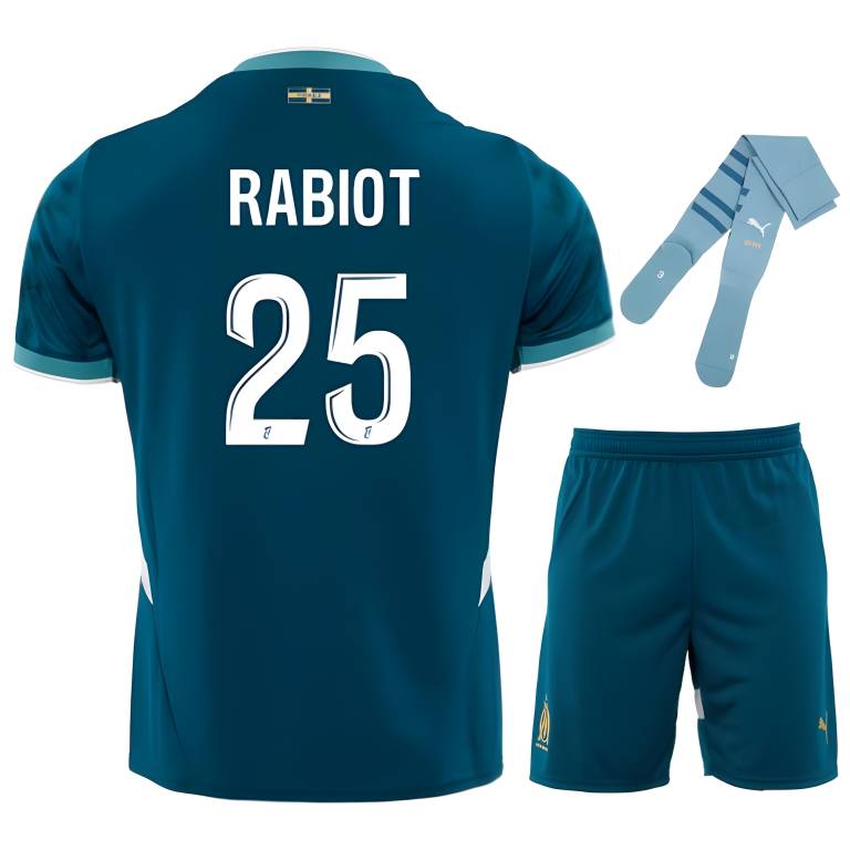 Maillot Kit Enfant Marseille Exterieur 2024 2025 | Foot Fan