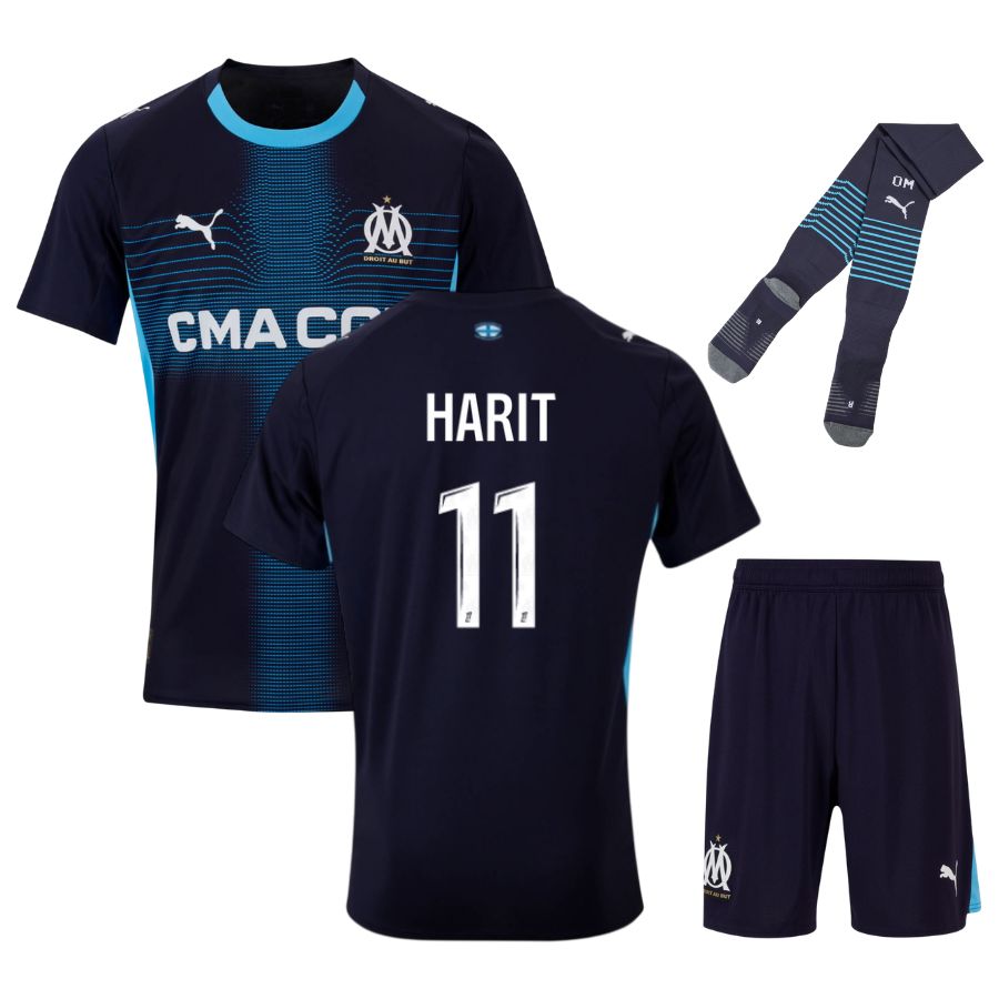 Maillot Kit Enfant Marseille Exterieur 2025 2026 | Foot Fan