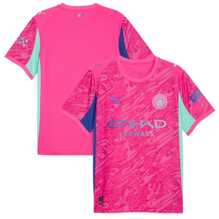 Maillot Gardien Manchester City Homme Domicile 2025 2026 Rose | Foot Fan