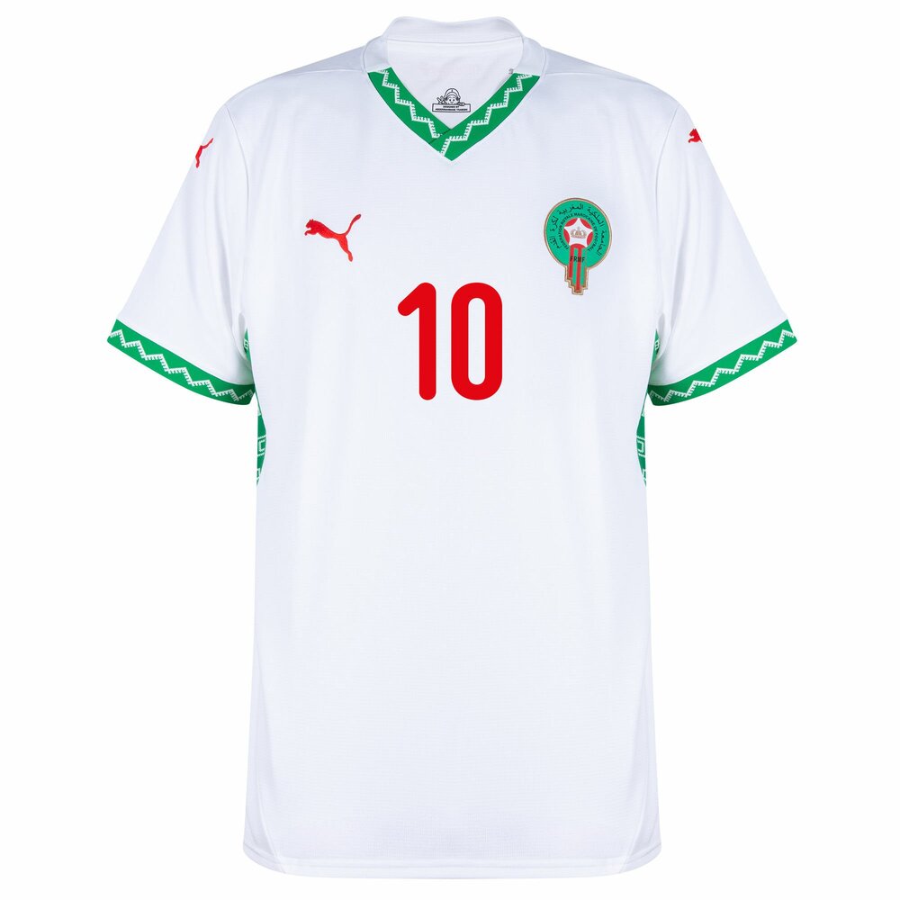 Maillot Maroc Homme Brahim 10 Exterieur 2024 2025 | Foot Fan
