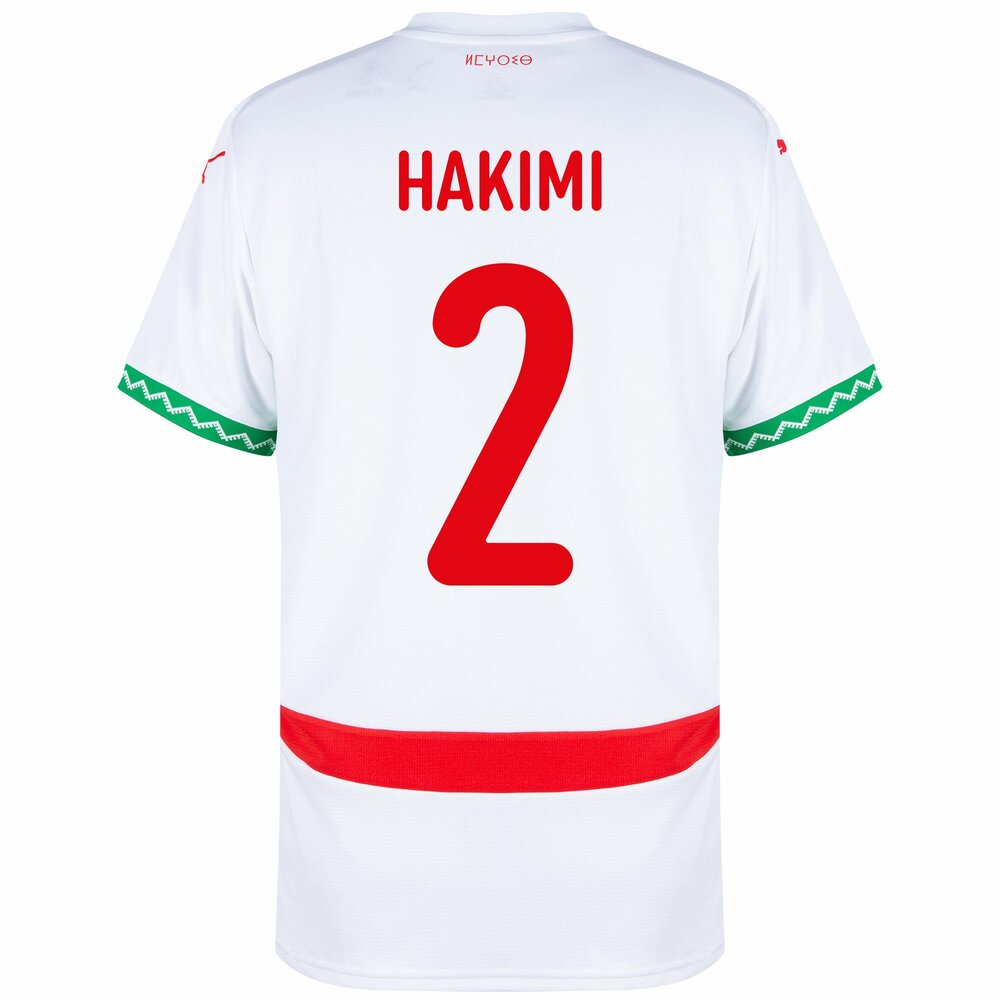 Maillot Maroc Homme Hakimi 2 Exterieur 2024 2025 | Foot Fan