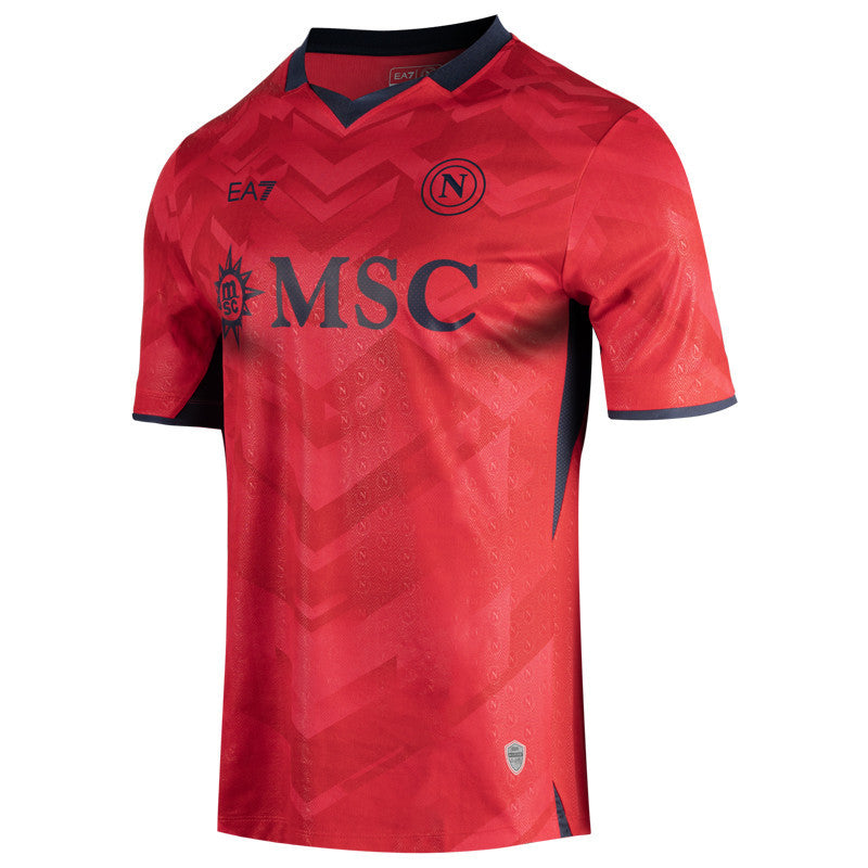 Maillot Naples Gardien Rouge Homme 2024 2025 | Foot Fan