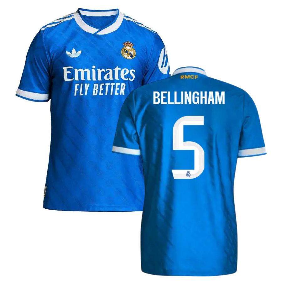 Maillot Bellingham 5 Real Madrid Third Bleu Homme 2025 2026 | Foot Fan
