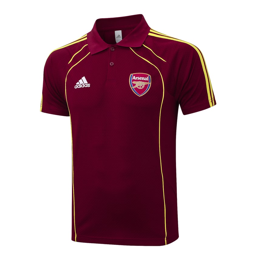 Polo Arsenal Homme 2025 2026 Rouge Foncé | Foot Fan