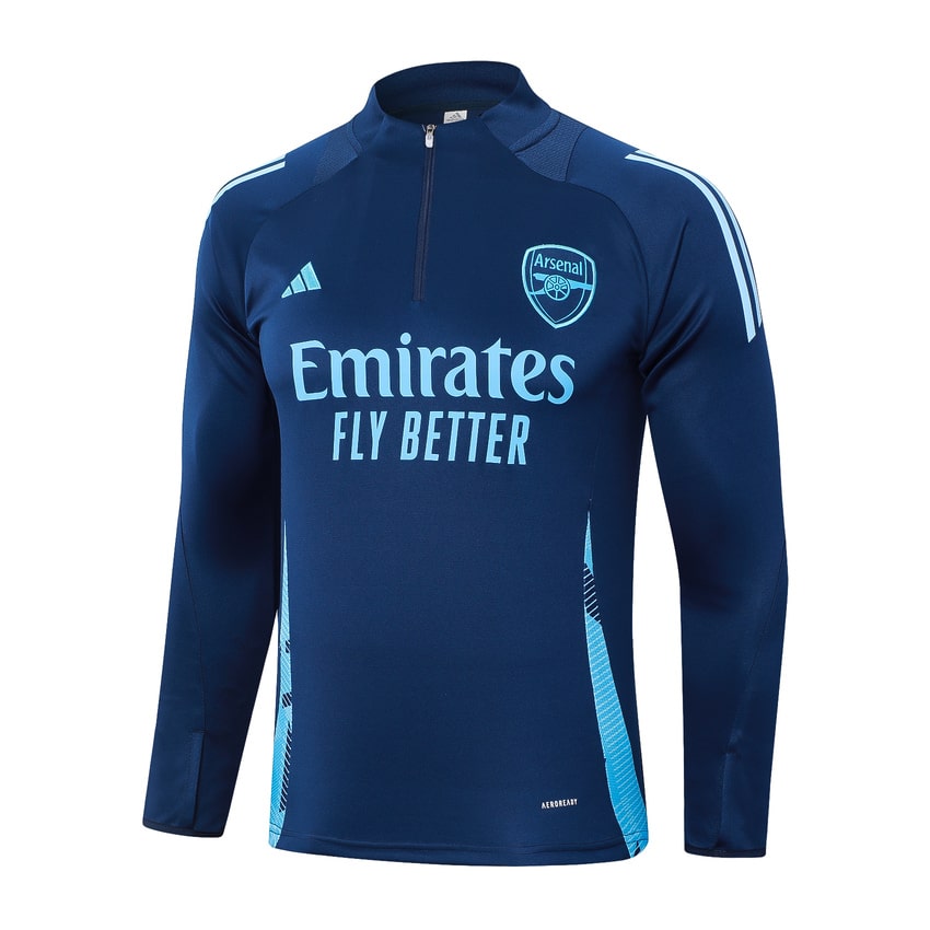 Survetement Arsenal Training Homme/Enfant 2024 2025 Bleu | Foot Fan