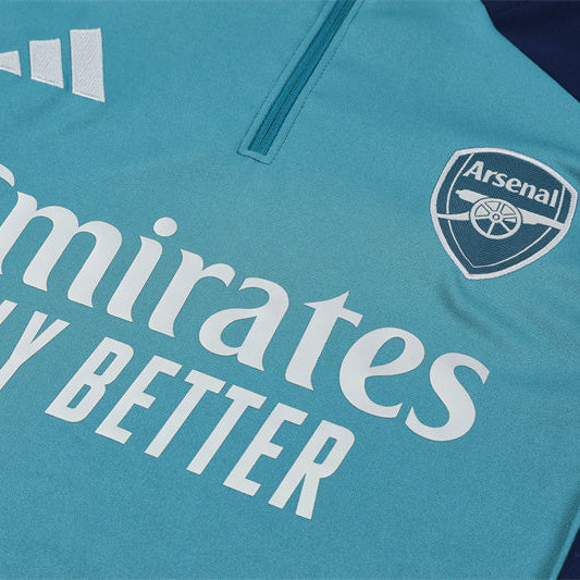 Survetement Arsenal Training Homme/Enfant 2025 2026 Bleu | Foot Fan