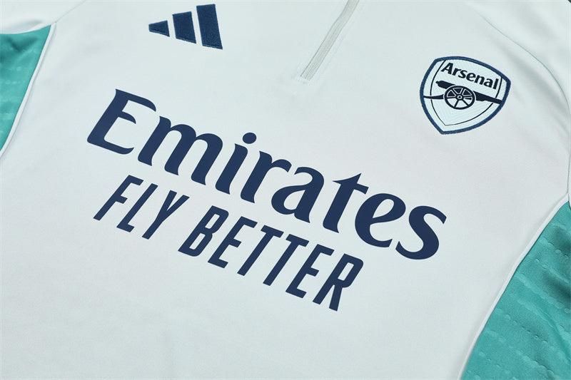 Survetement Arsenal Training Homme/Enfant 2025 2026 Bleu Ciel | Foot Fan