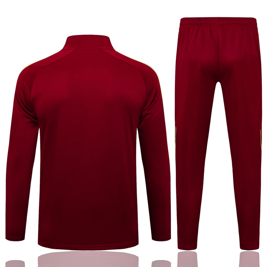 Survetement Arsenal Training Homme/Enfant 2025 2026 Rouge Foncé | Foot Fan