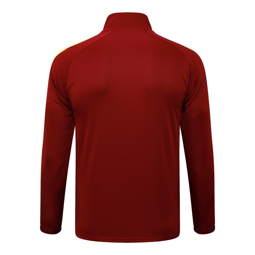 Survetement Arsenal Veste Homme/Enfant 2025 2026 Rouge Foncé | Foot Fan