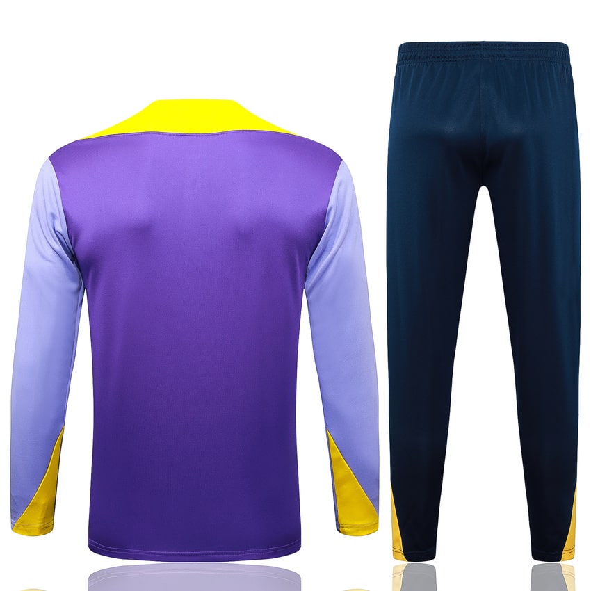 Survetement Atletico Madrid Training Homme/Enfant 2025 2026 Violet Jaune | Foot Fan