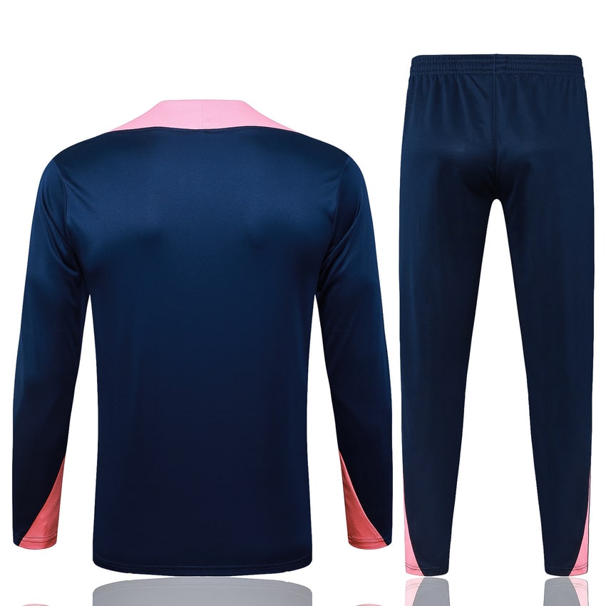 Survetement Barcelone Training Homme/Enfant 2025 2026 Bleu Rose | Foot Fan