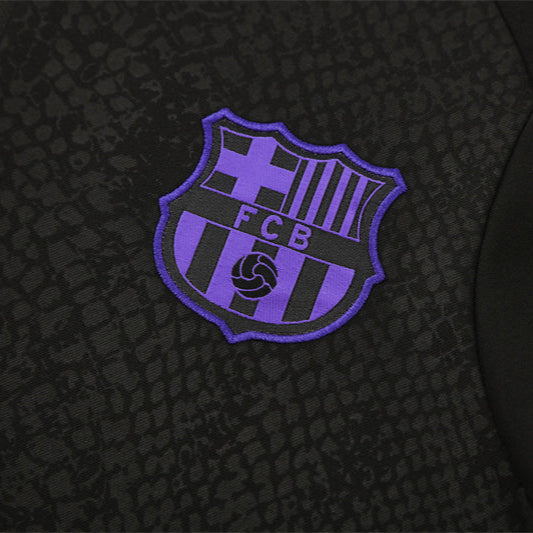 Survetement Barcelone Training Homme/Enfant 2025 2026 Noir | Foot Fan