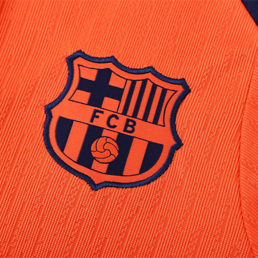 Survetement Barcelone Training Homme/Enfant 2025 2026 Orange | Foot Fan