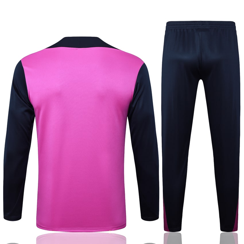 Survetement Barcelone Training Homme/Enfant 2025 2026 Rose Noir | Foot Fan