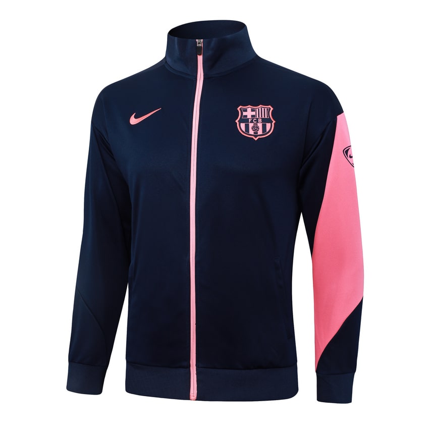 Survetement Barcelone Veste Homme/Enfant 2025 2026 Bleu Rose | Foot Fan