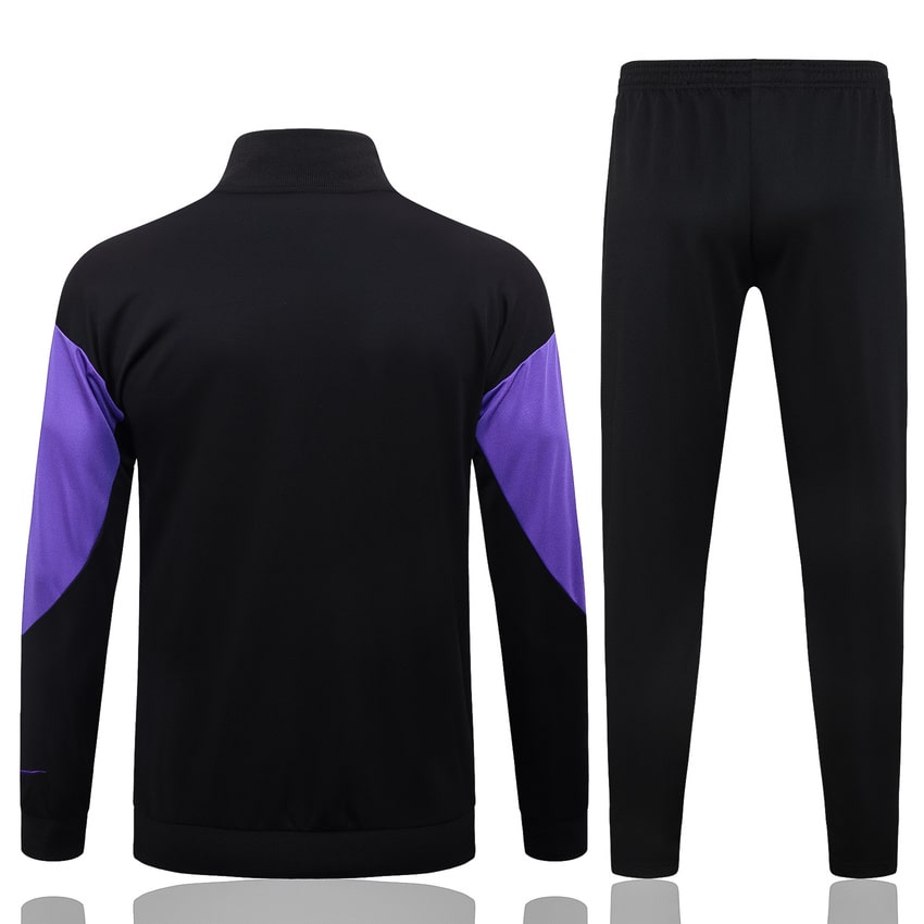 Survetement Barcelone Veste Homme/Enfant 2025 2026 Noir Violet | Foot Fan